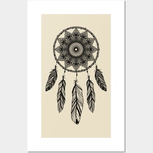 Mandala dream catcher Posters and Art